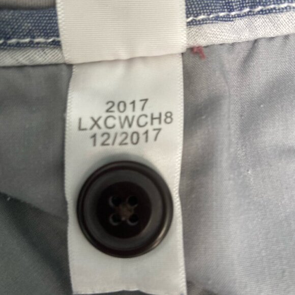 Aeropostale Flat-Front Chino Shorts Classic Fit Gray Size 38 - Picture 7 of 7